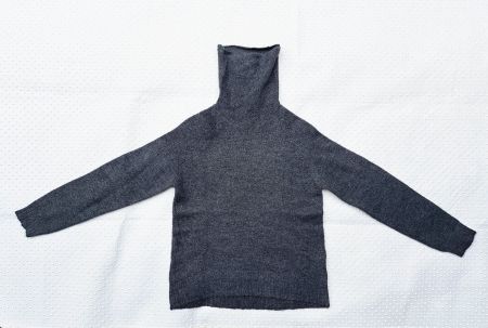 NEU! Warmer Rollkragenpullover, Anthrazit Grösse XS