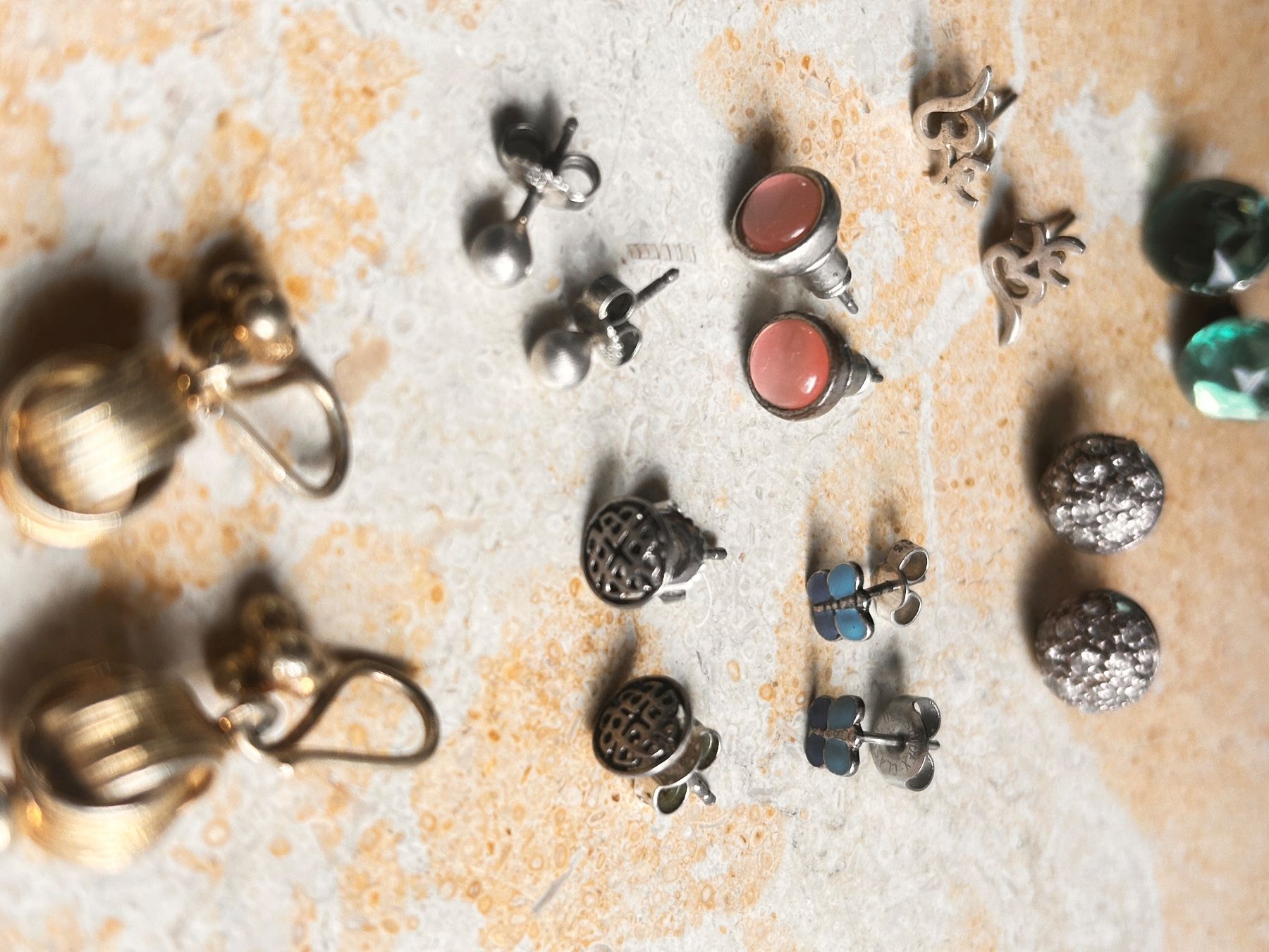 Orecchini pendenti & Orecchini a lobo: 8 paar ohrenringe  silber/Modeschmuck OM – Usato da Dittingen venduto da Bellevista 2