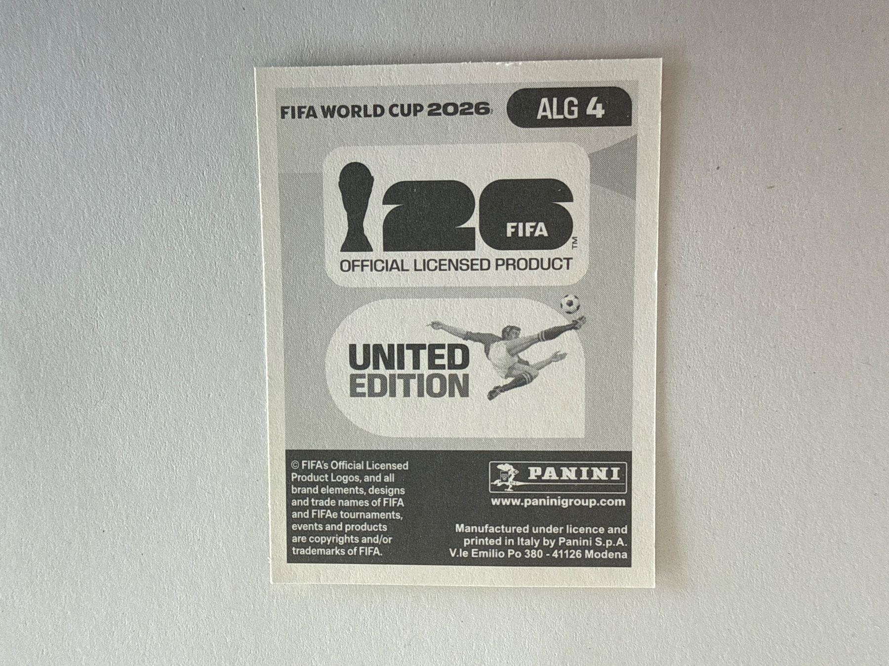 Panini Carte collezionabili: Atal ALG4 - Panini CH Edition WM 2026 – Nuovo (secondo la descrizione) da Grenchen venduto da nicus_aveiro 1