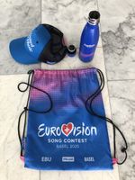 Eurovision Basel 2025 Fan Set: Cap, Flasche, Tasche