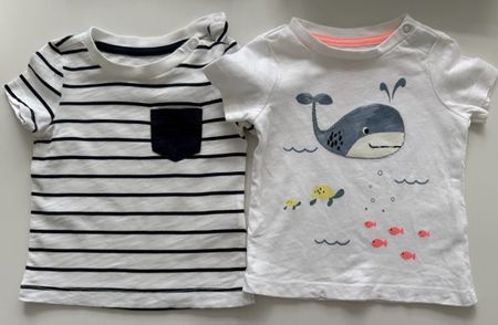 2 Baby-T-Shirts Gr. 68 – sehr guter Zustand