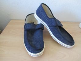 HERREN FRÜHLING/SOMMER STOFF SCHUHE MIT KLETTVERSCHLUS GR.45
