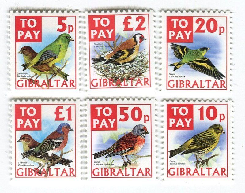 Tutti i francobolli: Briefmarken "Vögel". Gibraltar – Nuovo e nell'imballaggio originale da Basel venduto da Butsch5
