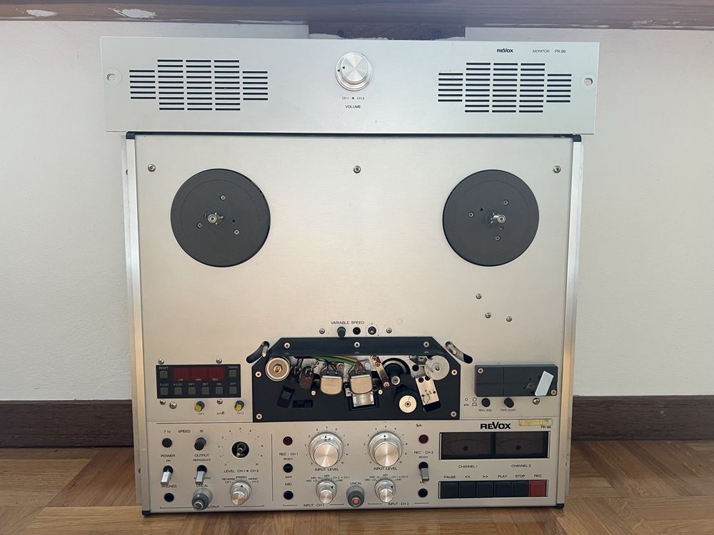 MAGNETOPHONE A BANDE De Studio Lecteur Revox Pr99Mkiii Pbo EUR 569,00 - FR