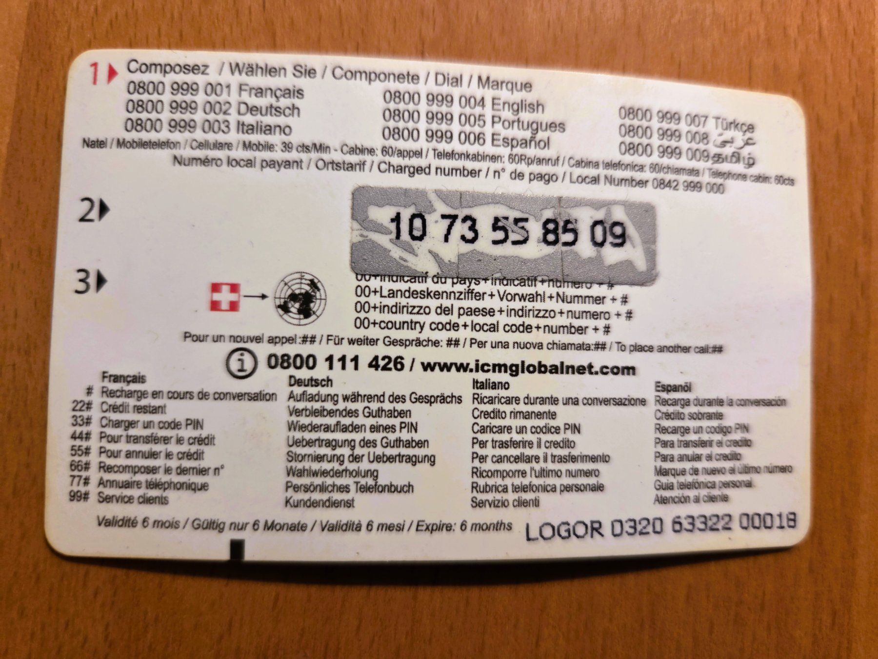 Schede telefoniche: PREPAID - SCHWEIZ – Usato da Brüttisellen venduto da Nighttrain 1
