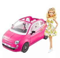 Barbie Fiat Cabrio mit Puppe