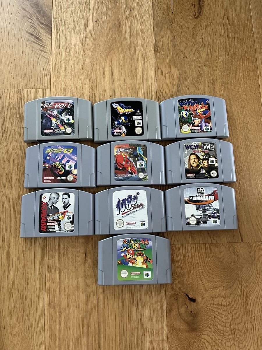 Nintendo Spiele: 10x Nintendo 64 Spiele TOP – Gebraucht aus Schönenbuch von retrohunter