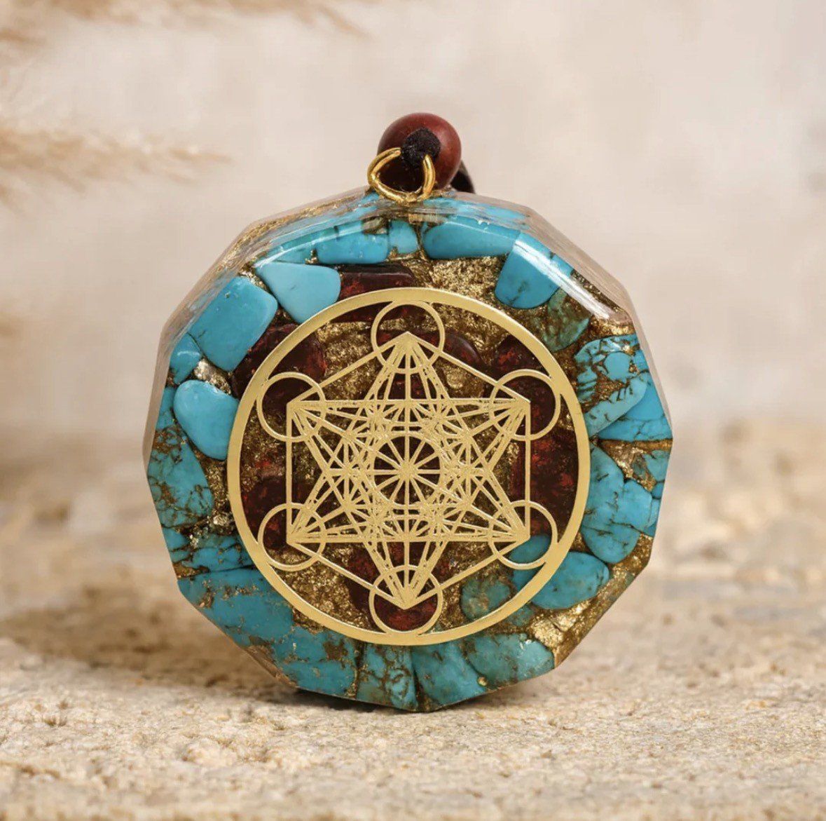 Ciondoli: **Orgonit Anhänger Kette Metatron-Handmade** – Usato da Luzern venduto da rivendo.shop 3
