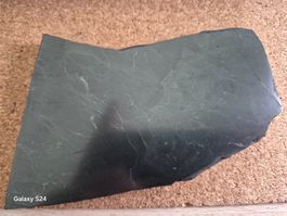 Schungit Platte Unikat Naturstein Mineralien Deko