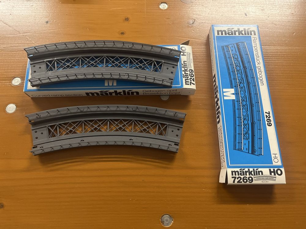 Märklin 7269 H0 Gebogenes Rampenstück, Ovp – QBXZCW