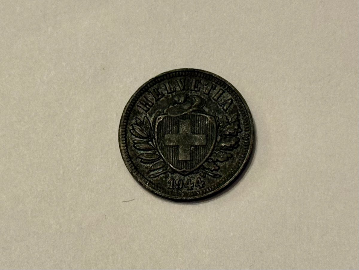 Tutti le monete: Schweiz 2 Rappen 1944 – Usato da Zürich venduto da daki81