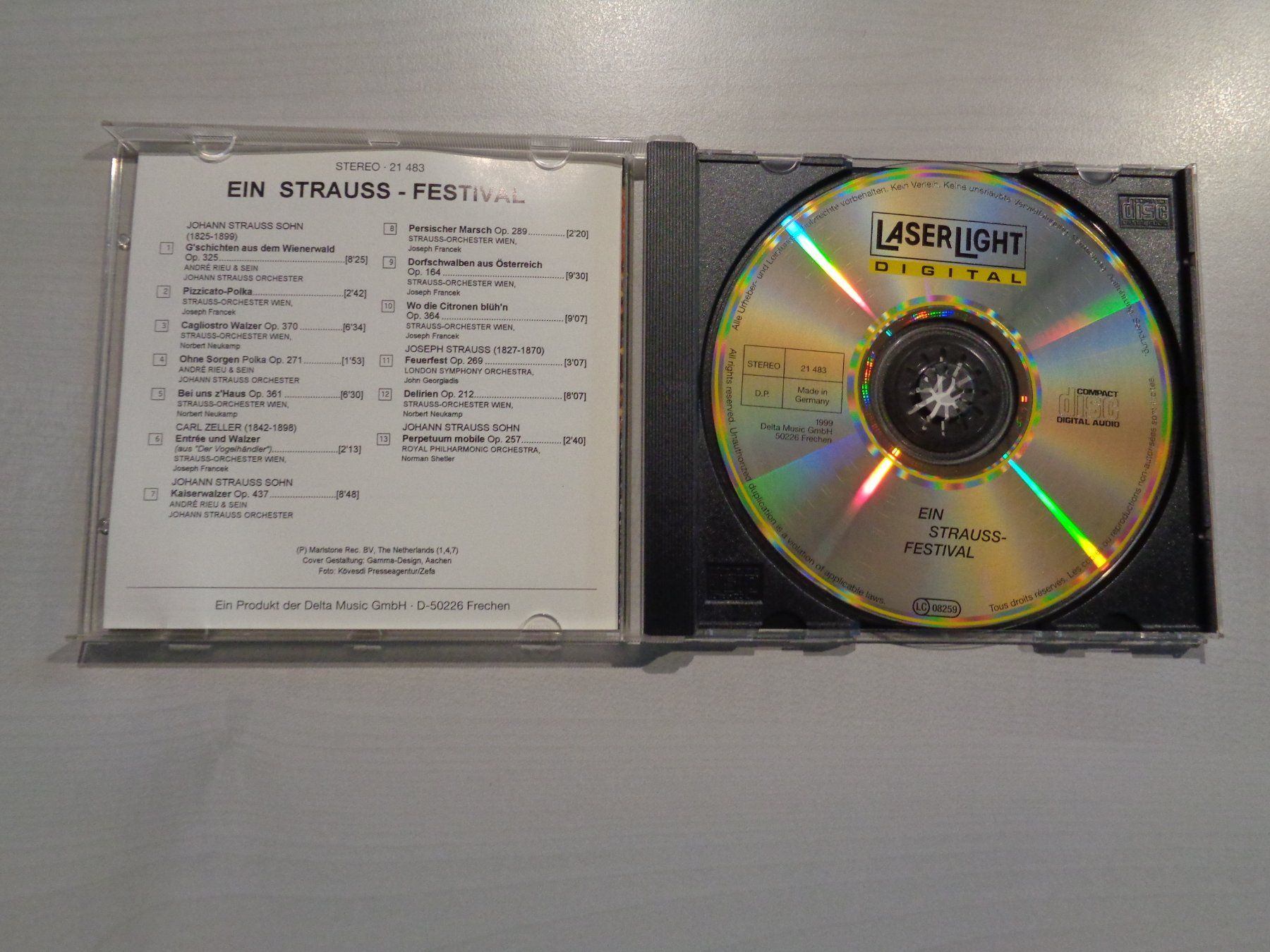 CD: CD Ein Strauss Festival – Usato da Birsfelden venduto da Albatros55 1