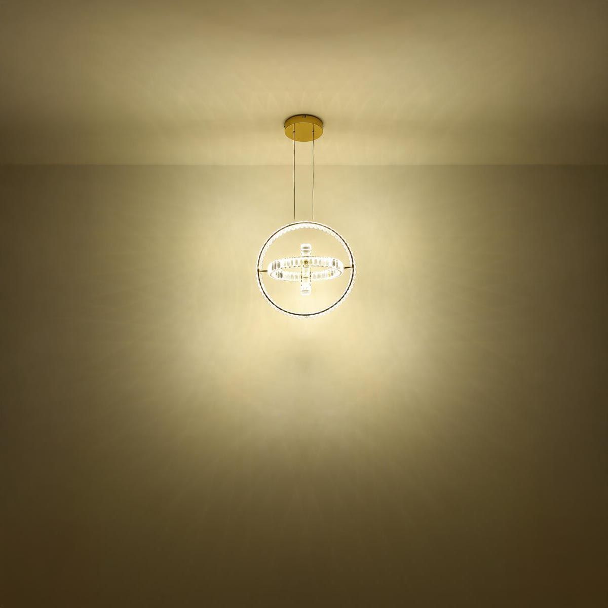 Lampadari & plafoniere: LED Pendelleuchte, CCT, 50 cm x 40 cm – Nuovo (secondo la descrizione) da Kreuzlingen venduto da Smart-Light 1