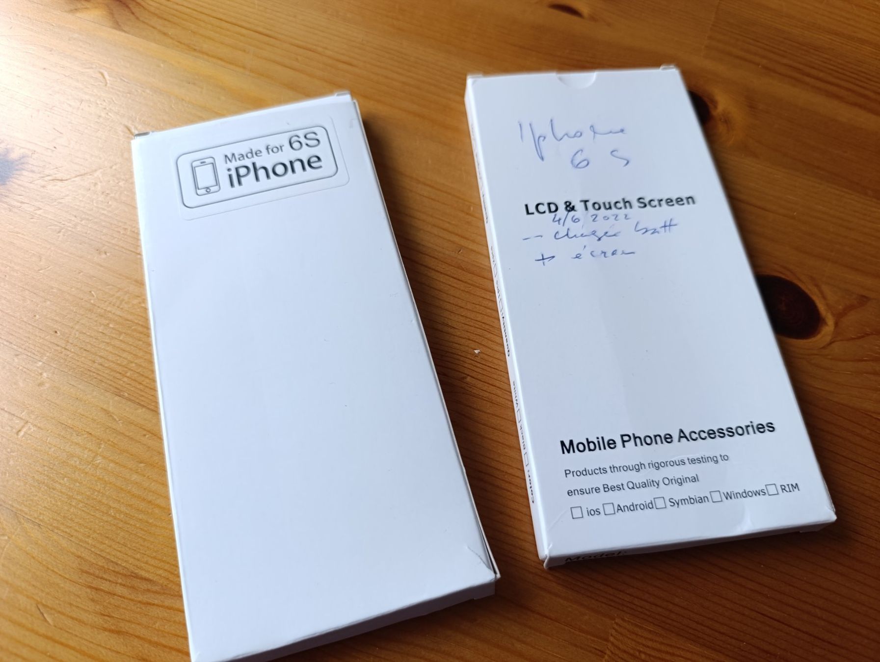 Apple Telefoni cellulari / Smartphones: Pièces Iphone 6S – Usato da Prangins venduto da Timband