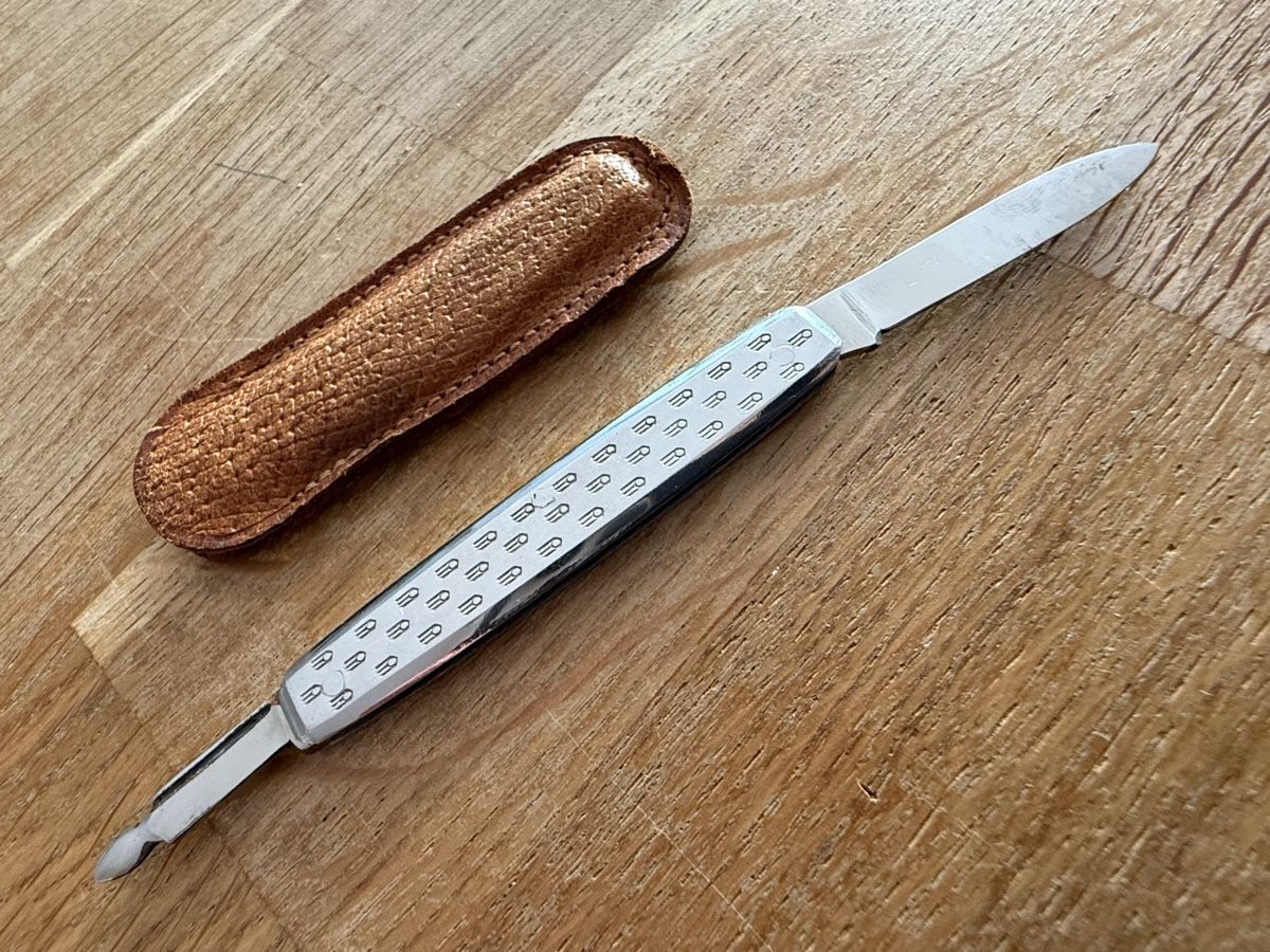Taschenmesser: Antikes Taschenmesser Sackmesser Metal – Gebraucht aus Goldach von Messerguru 3