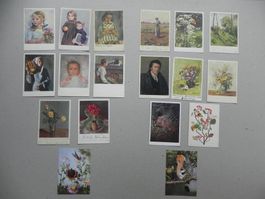 18 Pro Infirmis Spenden Karten Sammlung Lot Schweiz Kunst CH