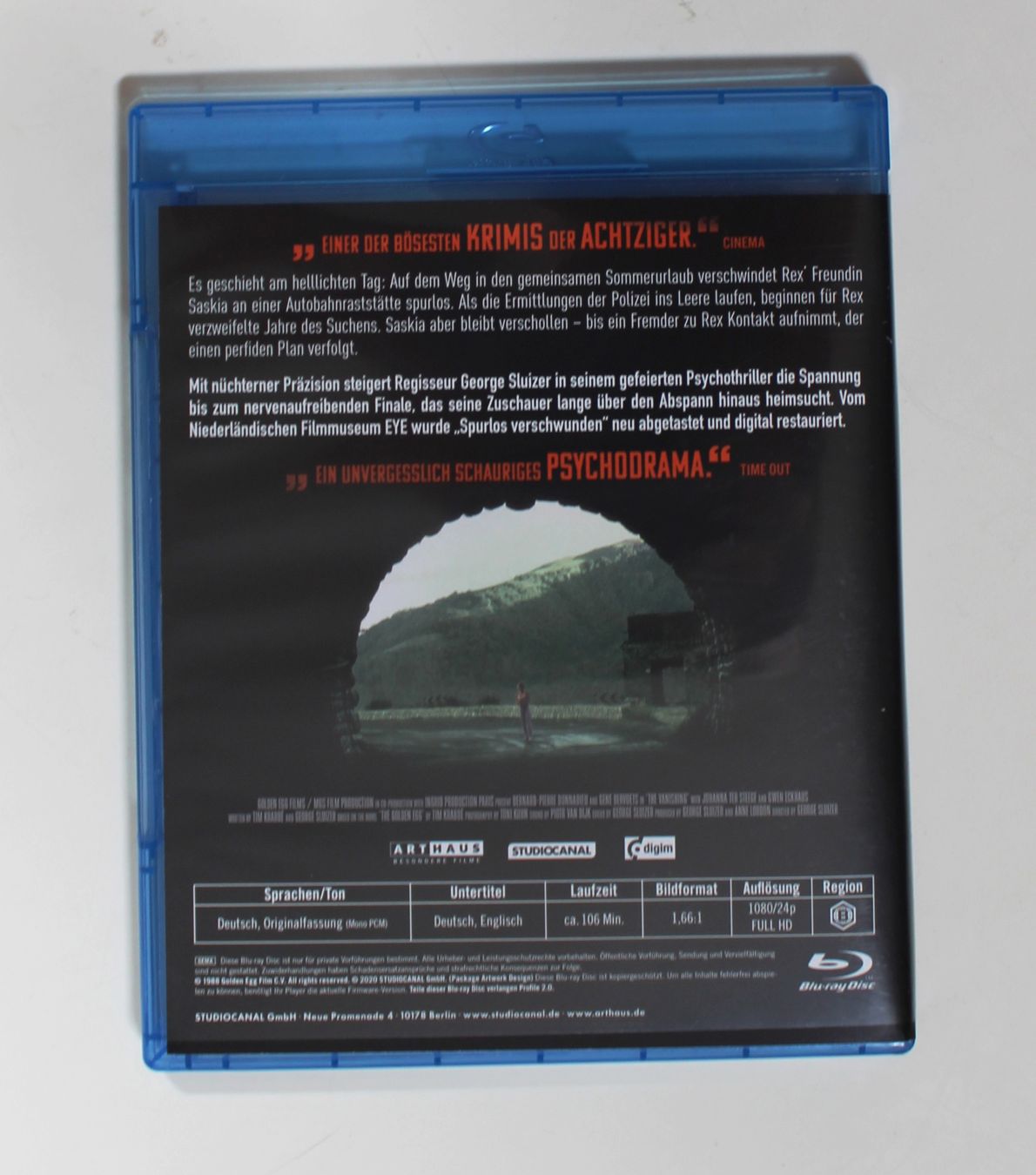 Tutti i DVDs: Blu-Ray -  SPURLOS VERSCHWUNDEN  - Krasser Thriller!! – Nuovo (secondo la descrizione) da Brüttisellen venduto da Collector-Corner 2