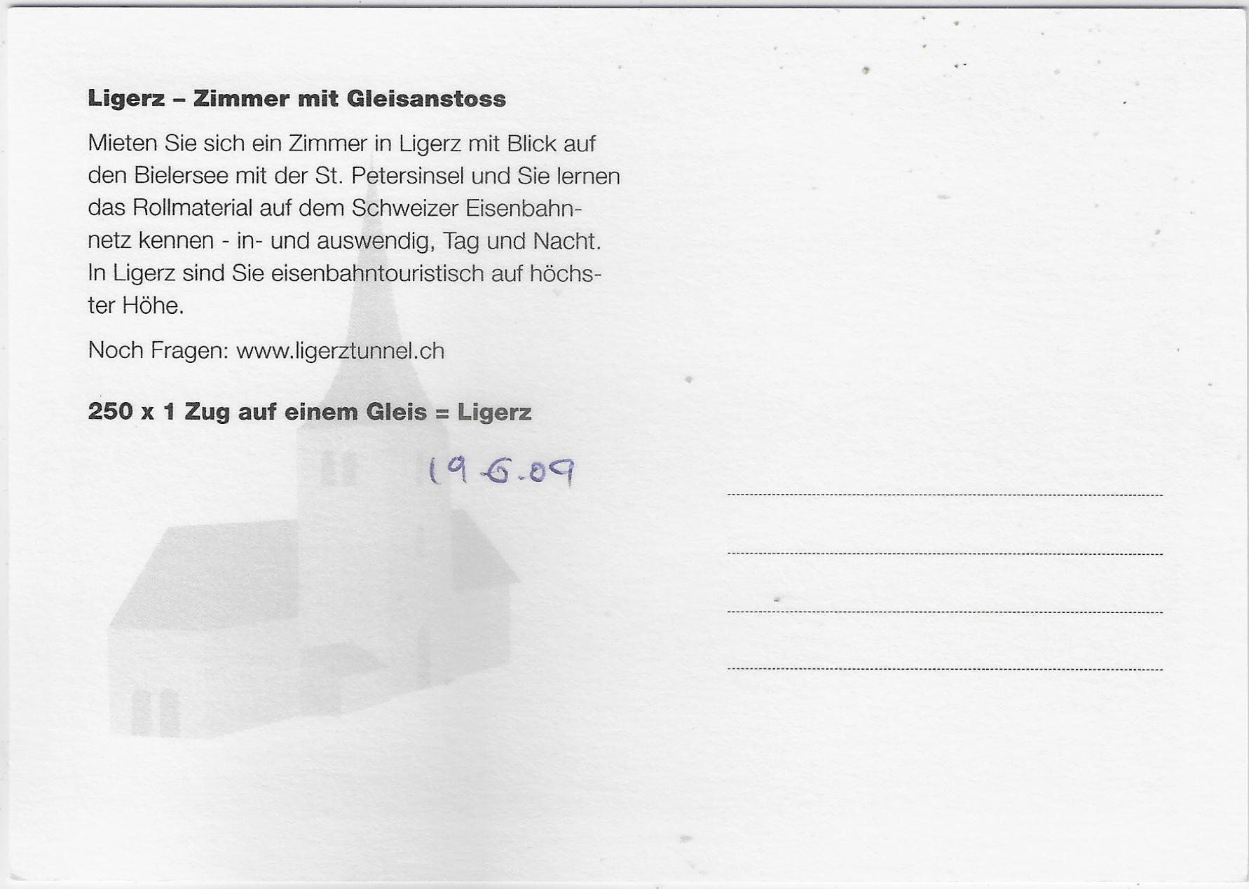 Cartoline postali: Ligerz - Gleresse - Bahnhof – Usato da Ettingen venduto da Kartenplanet 1