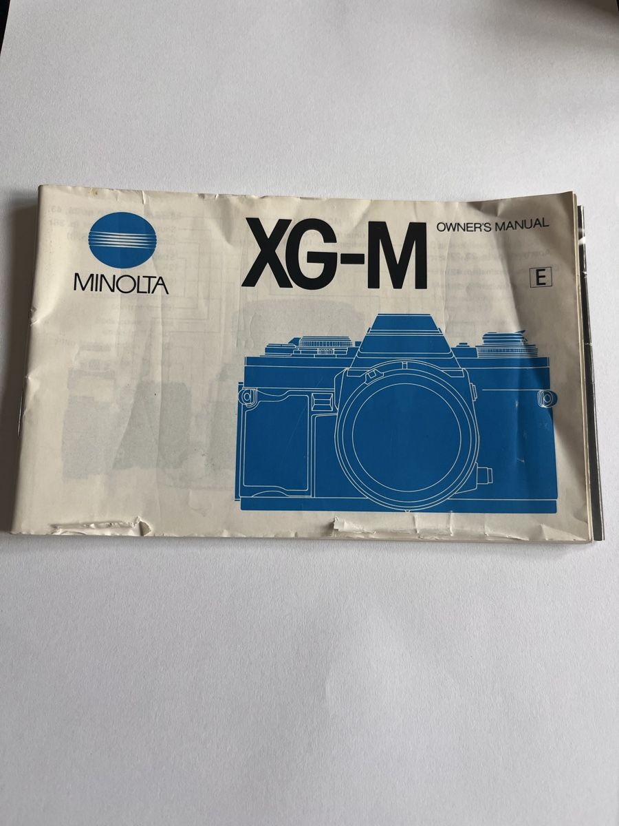 Minolta Fotocamera: Minolta XG-M benutzerhandbuch/mode d'emploi – Usato da Boudry venduto da martin8mum