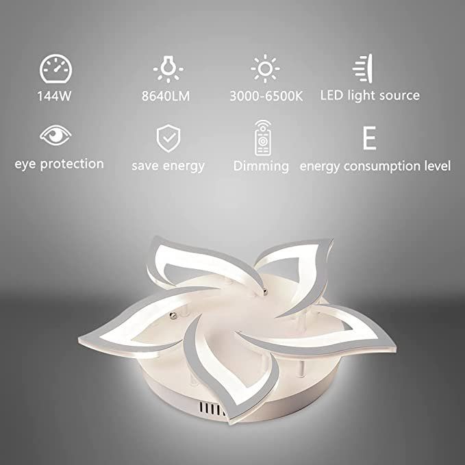 Lampadari & plafoniere: LED Deckenlampe Dimmbar 40W Deckenleuchte Wohnzimmerlampe – Nuovo e nell'imballaggio originale da Herisau venduto da Serenco 2
