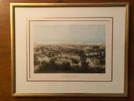 Zürich von der alten Sternwarte um 1872