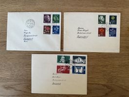 Schweiz - 3 interessante Briefe 1948 und 1949