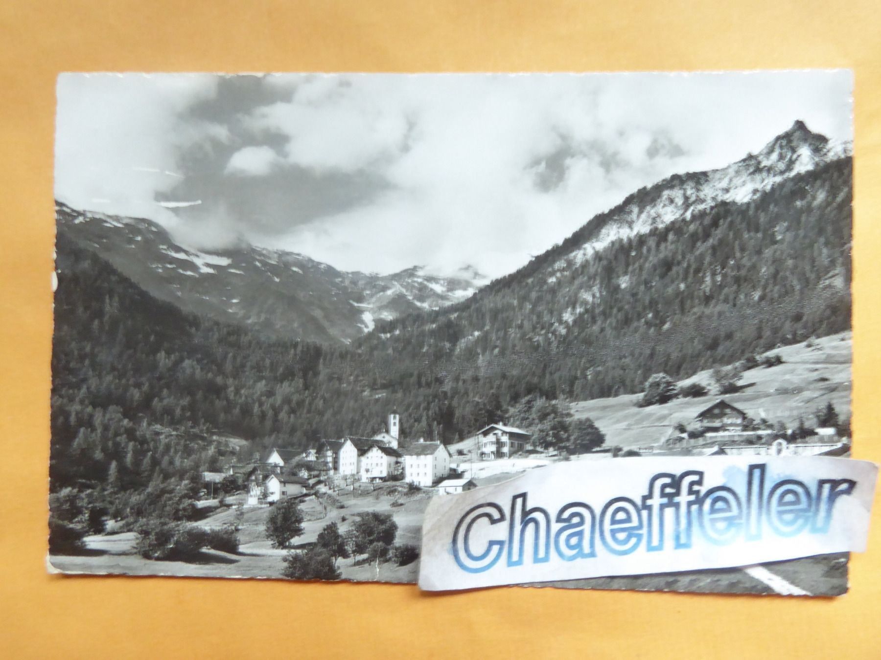 Cartoline postali: 1955 Dalpe,  Campo Tencia – Usato da Zürich venduto da Chaeffeler