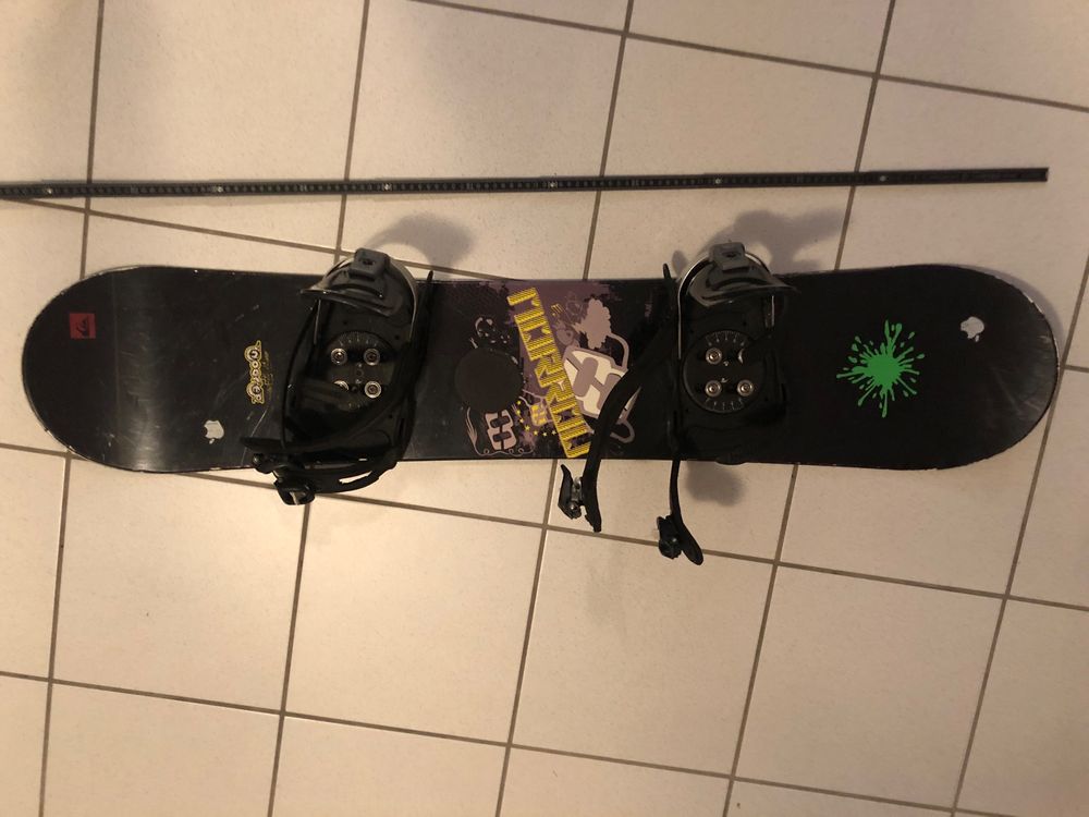 Snowboard Kinder Morrow 120 mit Bindungen Kaufen auf Ricardo