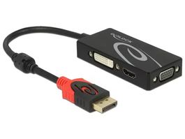 DisplayPort 1.2 -> VGA/HDMI/DVI, NEU NEUF! Delock 62902