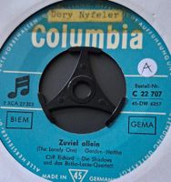 Vinyl Single Cliff Richard - zuviel allein (The Lonely One)