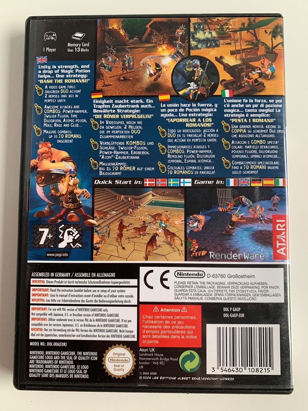 Nintendo Jeux: Nintendo GameCube Astérix & Obélix XXL – D'occasion à Kaiseraugst par Marsupower 2
