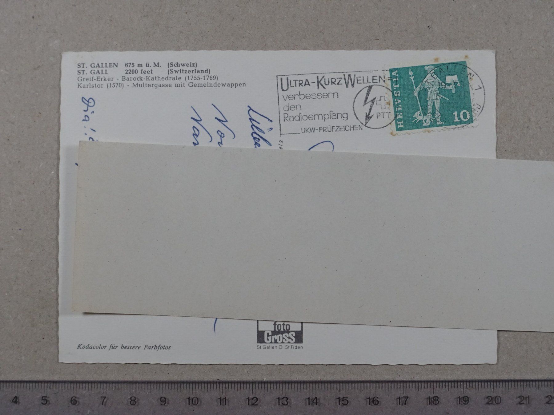 Cartoline postali: St.Gallen – Usato da Lenzburg venduto da fh1 1
