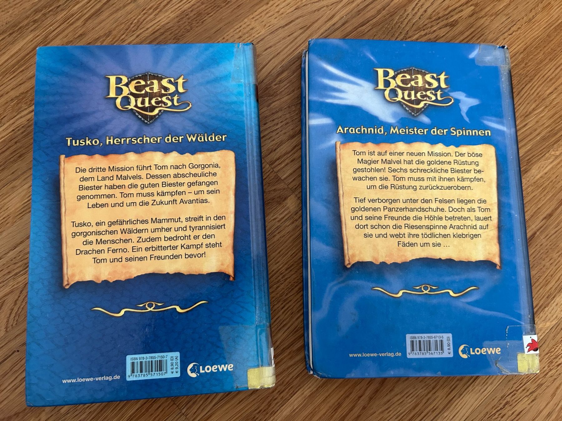 Libri: 2x Bücher Beast Quest - "Tusko" und "Arachnid" – Usato da Küsnacht ZH venduto da filo_fila8700 1