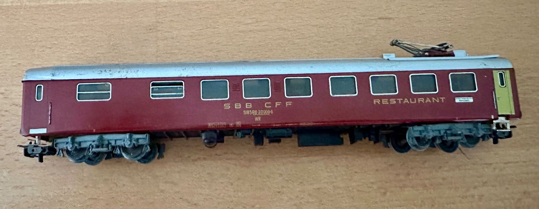 Märklin Modellini di ferrovie: Märklin SBB Restaurantwagen – Usato da Oftringen venduto da ib.85 1