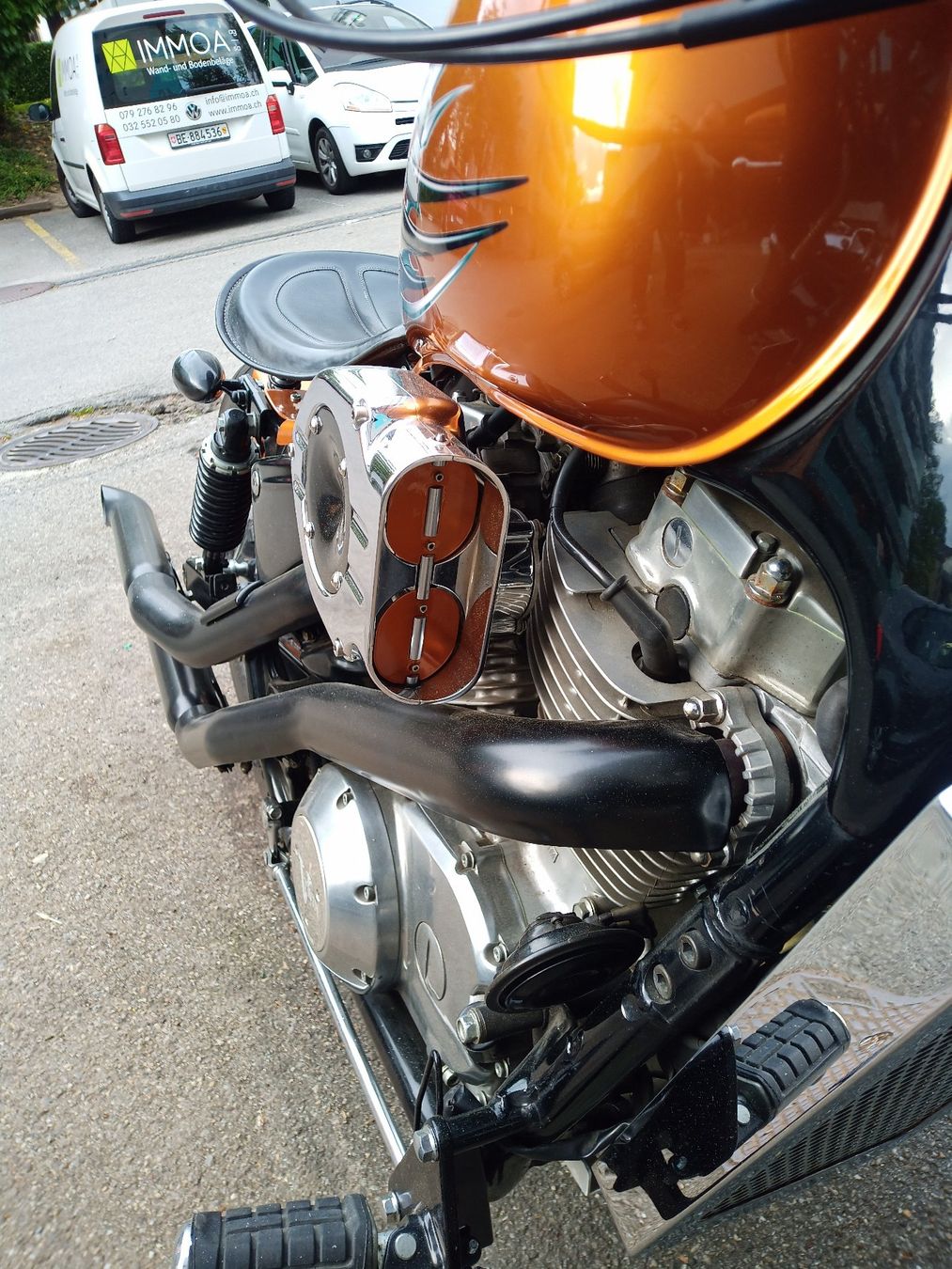 Honda Altro: Honda Shadow 1100 Bobber – Usato da Studen BE venduto da kissyves05 5