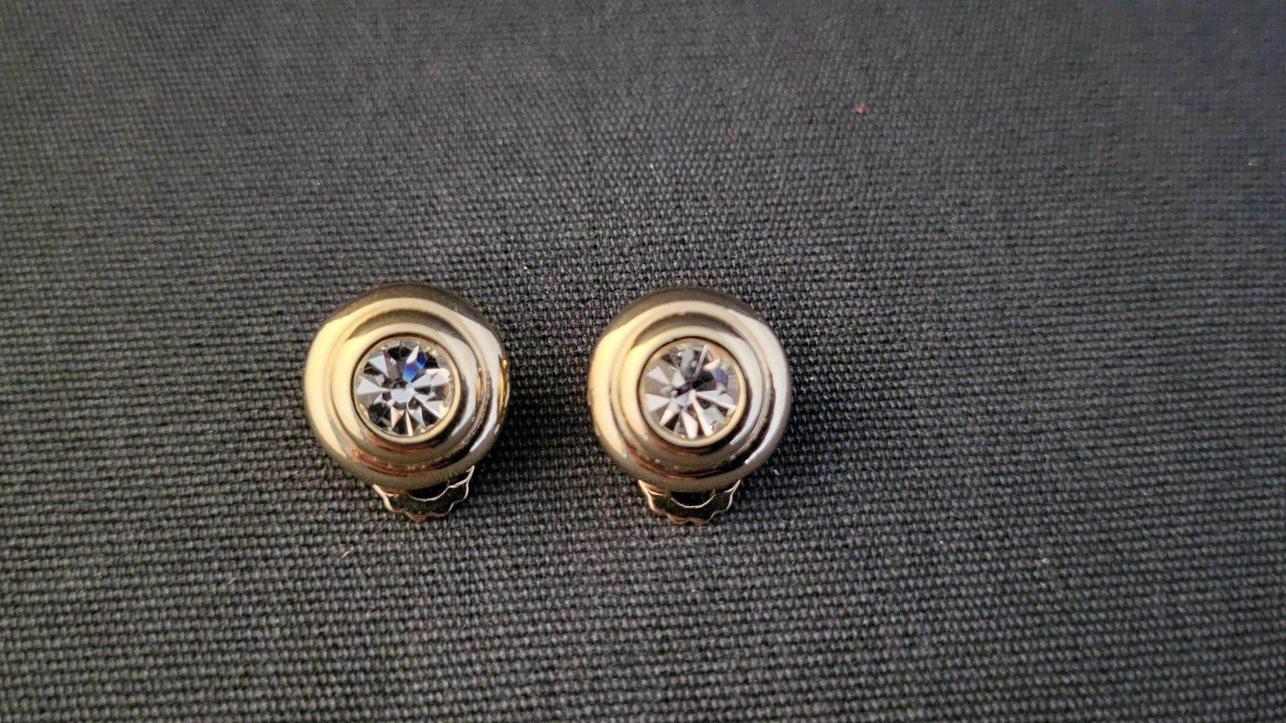Orecchini pendenti & Orecchini a lobo: Vergoldete Modeschmuck-Clips – Usato da Basel venduto da spinne02 1
