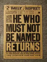 Affiche Harry Potter Daily Prophet 