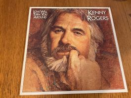Kenny Rogers Schallplatte "Love Will Turn You Around"🎵 Top!