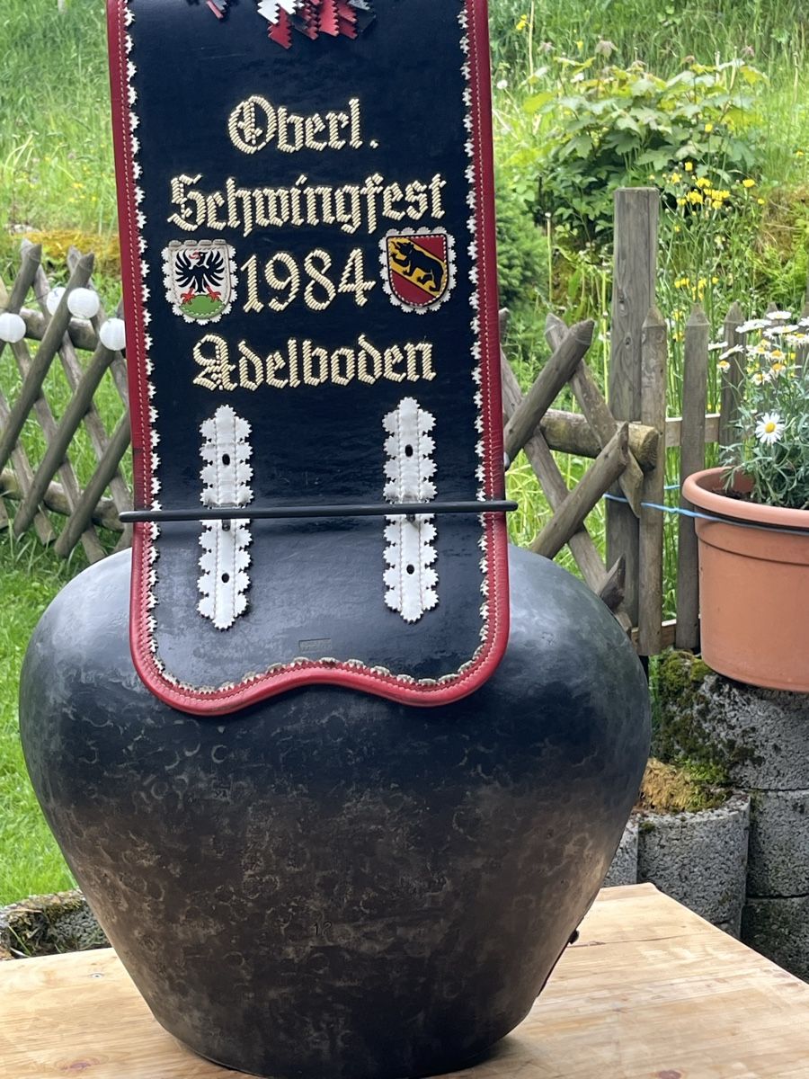 Campanacci mucche: Treichel mit zwei Riemen – Nuovo (secondo la descrizione) da Wasen im Emmental venduto da weh_qg2d