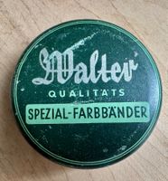 Antike Blechdose Farbband WALTER