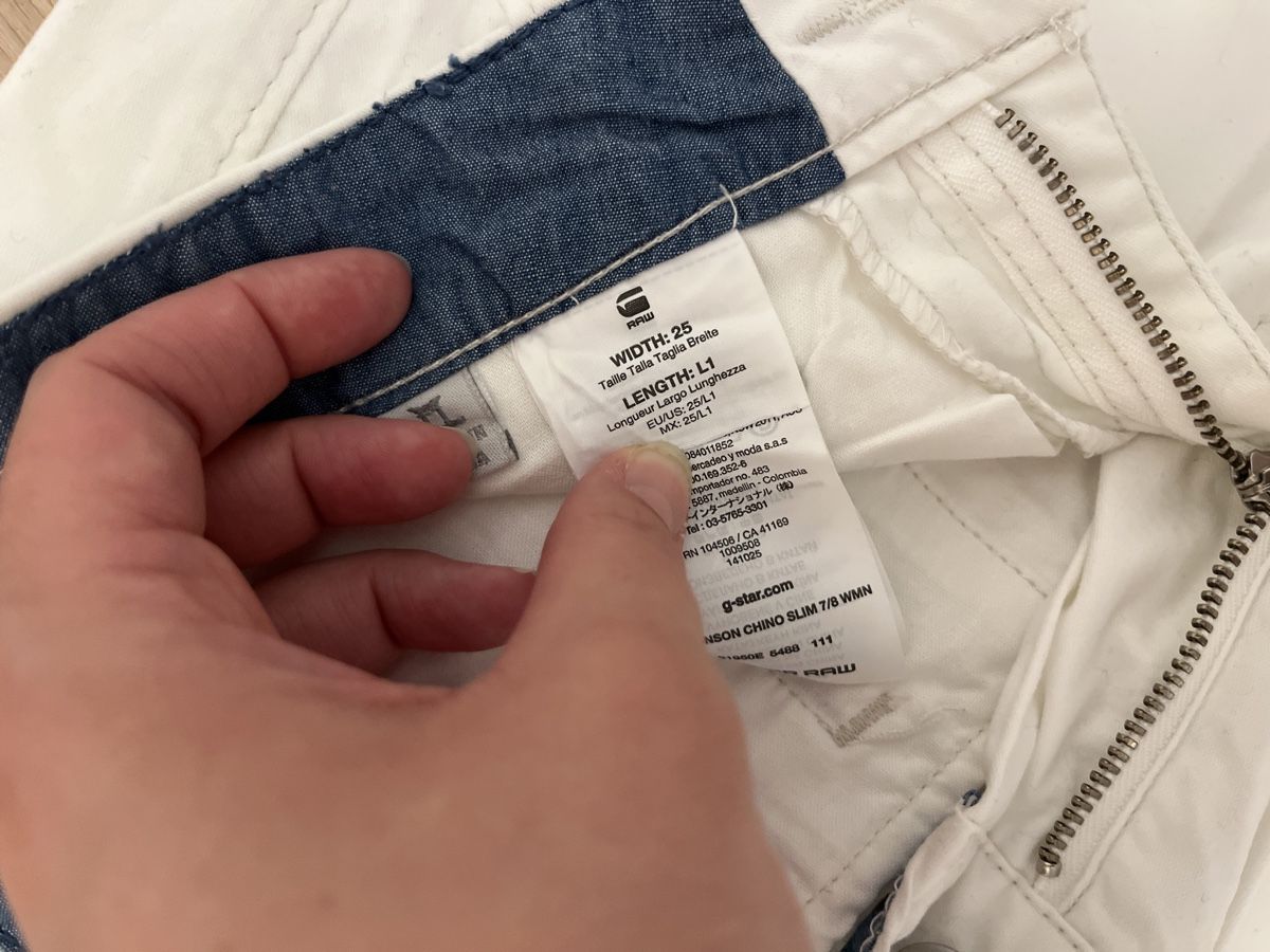 G-Star Pantaloni: G-Star Raw Chino Slim W28 Hose – Usato da Aesch BL venduto da san_trv5 1