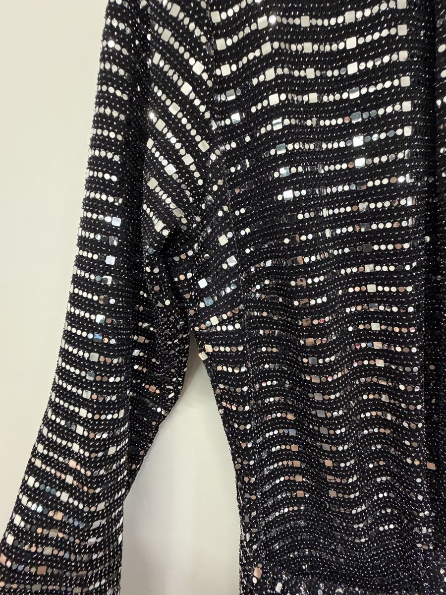 Kleider: Vestito glitter argento – Neu (gemäss Beschreibung) aus Cademario von Yleeyle 3