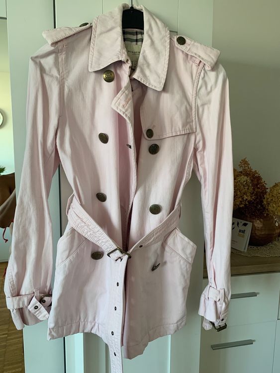 Burberry rosa trenchcoat jacke | Kaufen auf Ricardo