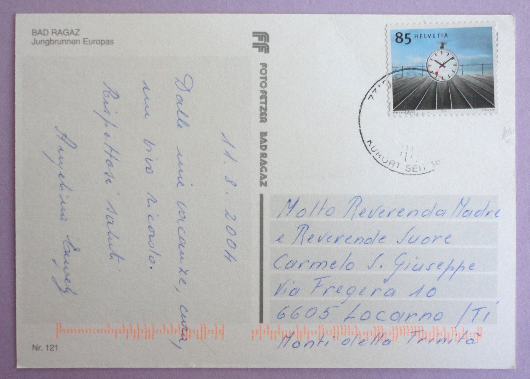 Cartoline postali: Bad Ragaz – Difettoso da Fétigny venduto da Billy2miny 1
