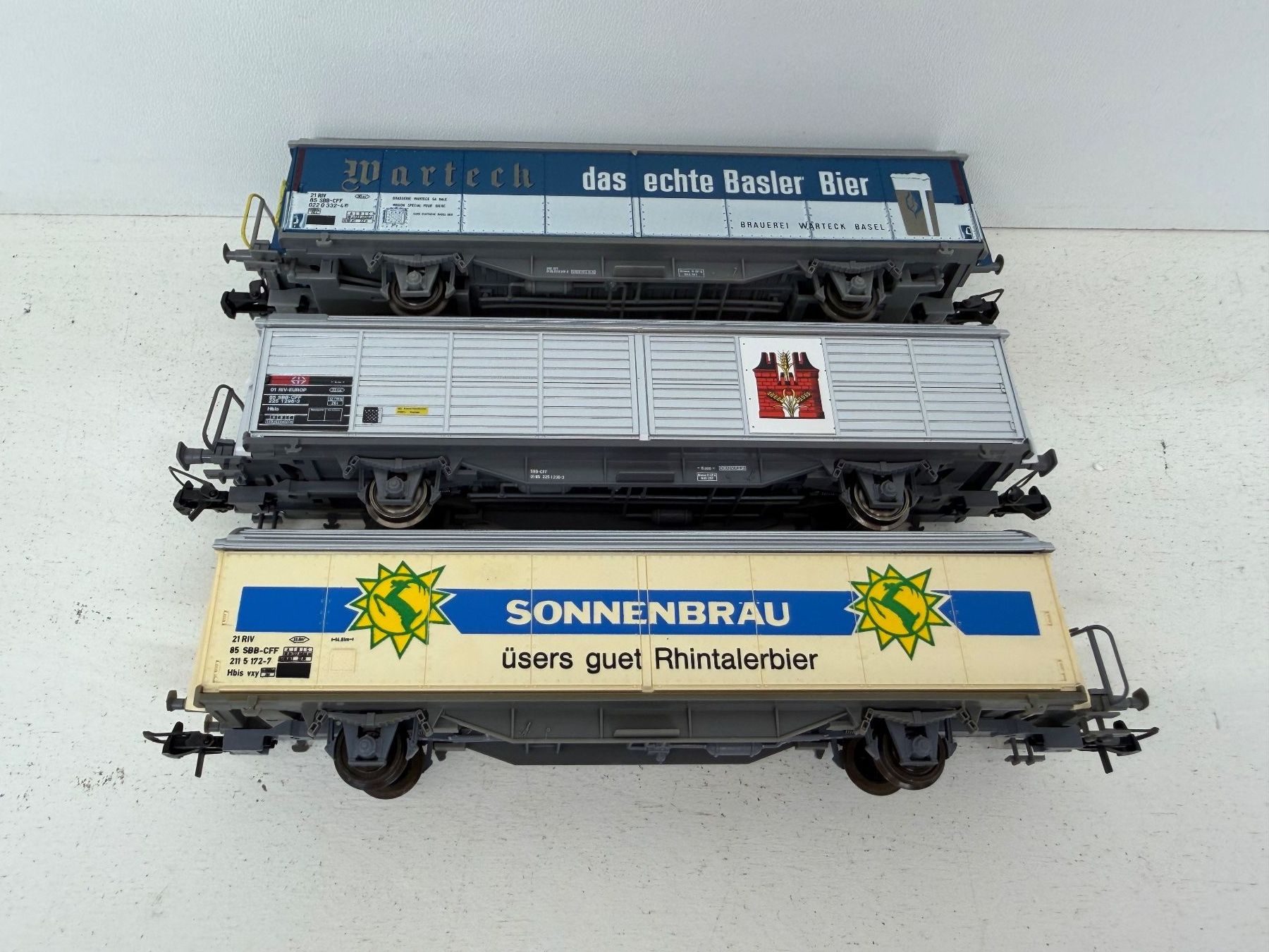 Roco Modellini di ferrovie: Roco  4036 +  46599 +  4340E Güterwagen Bier / Staiber / SBB – Usato da Büsserach venduto da ModellbahnDepot 3