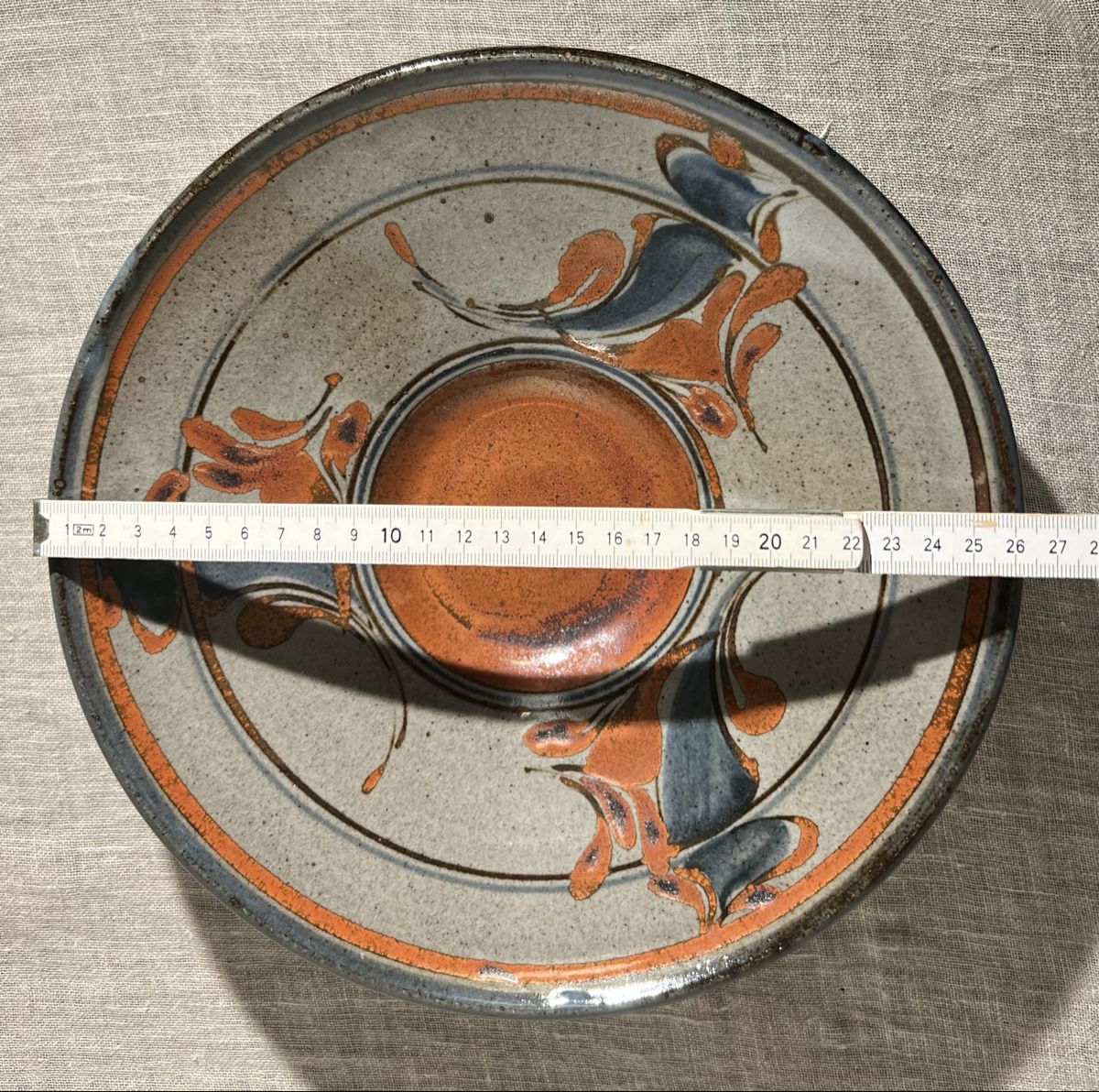 Piatti di portata: Plat décoratif ARTPOT, grès tourné et peint main – Nuovo (secondo la descrizione) da Genève venduto da DELIRBEADS 8