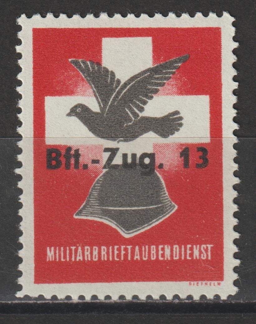 Tutti i francobolli: Brieftaubendienst Nr. 19b/1 ** – Usato da Siebnen venduto da Fstaehli
