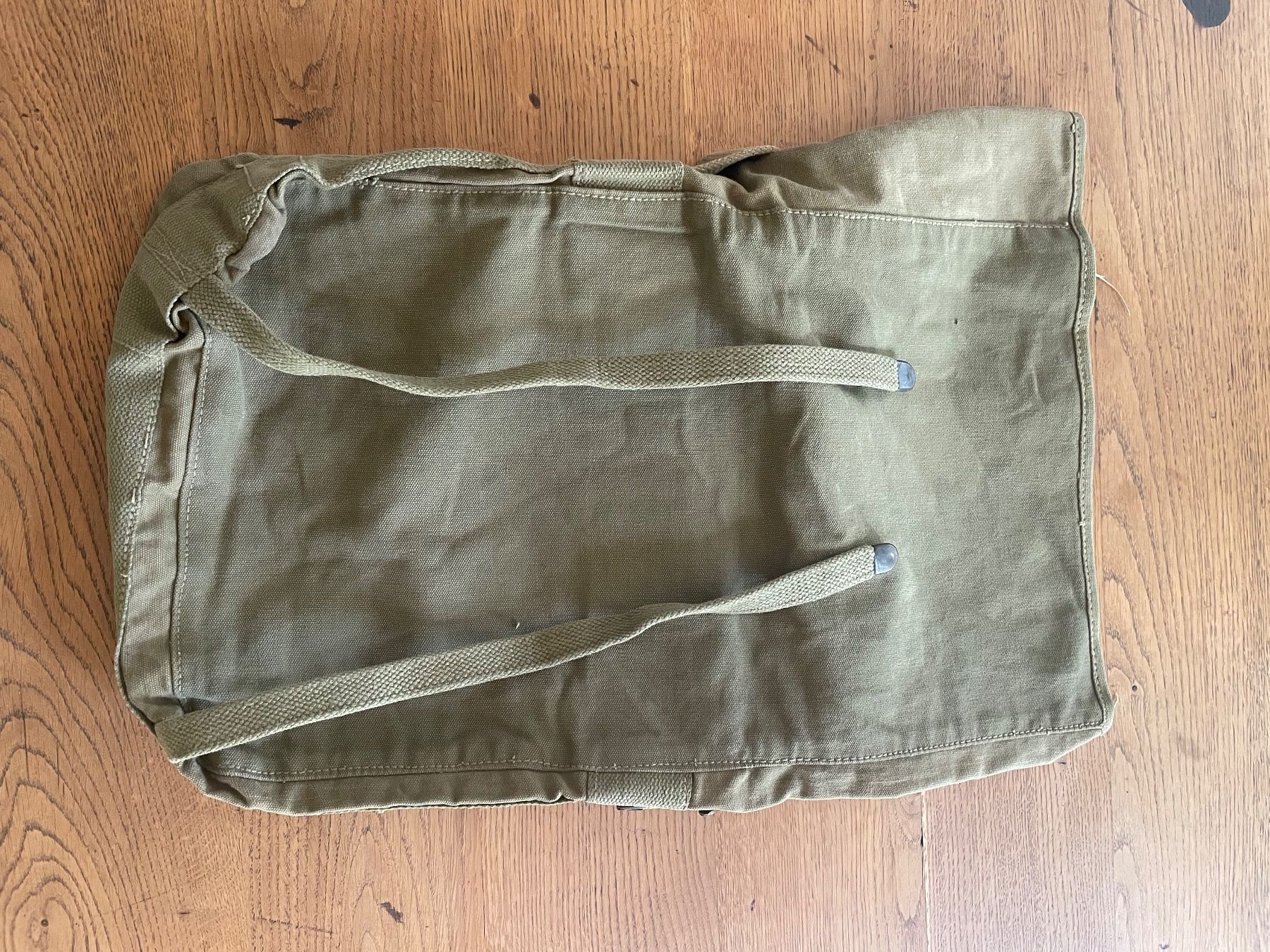 US Army Uniformi: Original WW2 us marine corps Knapsack (lower pack) – Usato da Oberbütschel venduto da Woodie2005 1