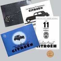 Citroën Traction Avant – Original Prospekt Reprint Konvolut