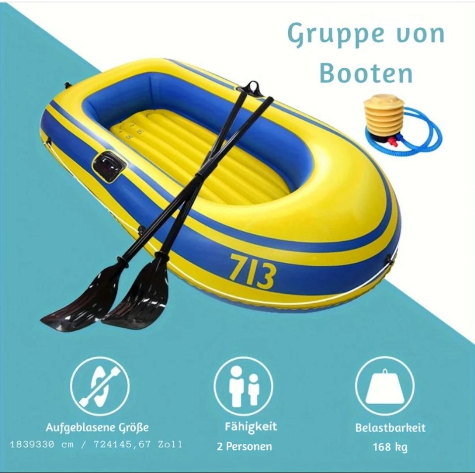Boote: 2-Personen Gummiboot – Neu und originalverpackt aus Oberembrach von Chanti83